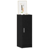 Shoe Cabinet Black Oak 32 x 35 x 92 cm Engineered Wood 862685