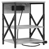 Bedside Cabinet Grey Sonoma 41 x 31 x 51 cm Engineered Wood 859521