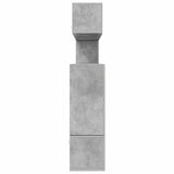 10 Piece TV Cabinet Set Concrete Grey Engineered Wood 3079144