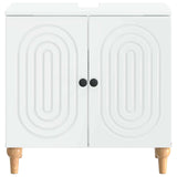 Bathroom Sink Cabinet ALKMAAR White 59.5 x 31.5x 59 cm 896125