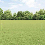 Fence with Post Green 0.4 x 25 m Steel 3336701