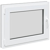 Basement Window "RISOR" 80x50 cm Tilt&Turn DIN Left Anthracite 4108395