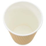 Paper Coffee Cups 500 pcs 12oz 300ml Brown 4102800