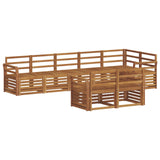 Sofa Sets 8 pcs Natural Solid Acacia Wood 3375009