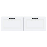 Wall-Mounted TV Cabinet White 98 x 31 x 30 cm Engineered Wood 899405