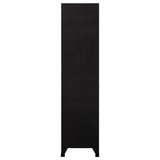 Locker Cabinet Black 90x45x180 cm Steel 339814