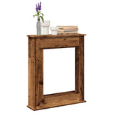 Fireplace Surround Old Wood 75x20x87.5 cm Engineered Wood 854587