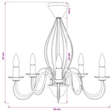 Chandelier E14 Metal Gold 52 x 47 cm 42053777
