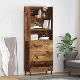 Highboard with Drawer 2 pcs Old Wood Engineered Wood 3415618