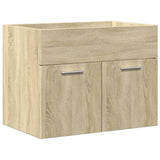 3 Piece Bathroom Furniture Set Sonoma Oak Engineered Wood 3324987