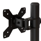 Dual Monitor Stand Black Steel VESA 75/100 mm 358007