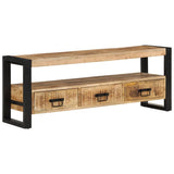 TV Cabinet 120x30x45 cm Solid Wood Mango 351669