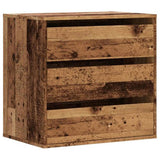 Corner Chest of Drawers Old Wood 60x41x58 cm Engineered Wood 852850