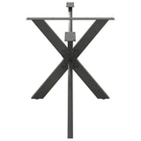 Dining Table Leg Spider Shape Anthracite 150x78x cm Steel 4013118