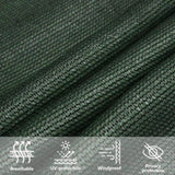 Sunshade Sail 160 g/m Dark Green 5x6x6 m HDPE 311483