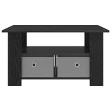 Coffee Table Black Oak 77 x 55 x 42 cm Engineered Wood 8000413