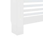 Radiator Cover White 112x19x81.5 cm MDF 284320