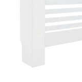Radiator Cover White 112x19x81.5 cm MDF 284320