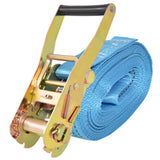 Ratchet Tie Down Straps 4 pcs 4 Tonnes 8mx50mm Blue 142656