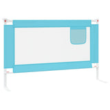 Toddler Safety Bed Rail Blue 120x25 cm Fabric 10209