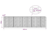 Gabion with 3.5 mm Wire and 5x10 cm Mesh 450x20x150 cm 3462651