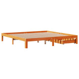 Bed Frame with Drawers without Mattress Wax Brown 180x200 cm Super King 3301967