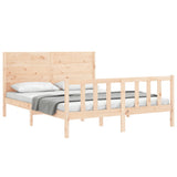 Bed Frame without Mattress 160x200 cm Solid Wood Pine 3192761