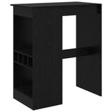 Bar Table Black Oak 90 x 47.5 x 103.5 cm Engineered Wood 8003917