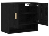 Wall Cabinet Black Oak 60 x 31 x 70 cm Engineered Wood 8004215
