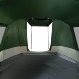 Camping Tent Tunnel 4-Person Green Waterproof 94628