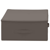 Storage Box 6 pcs Grey 70 x 40 x 18 cm Non-woven fabric 42024636