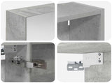 Bathroom Cabinet Set 3 pcs 140 x 14.5 x 70 cm Engineered wood 3403779