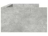 Bed Frame with Storage Concrete Grey 80 x 200 cm 3429642