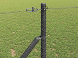 Ground Fix Welded Wire Fence 25 x 1 m PVC-Coated Steel 3352814