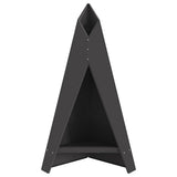 Fire Pit Black 58 x 40 x 100 cm Steel 858916