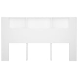 Headboard Cabinet White Engineered wood Headboard Cabinet 811943