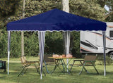Pop-up Party Tent 195 x 195 x 245 cm Blue Oxford Fabric 42019714