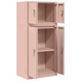 Storage Cabinet 2 pcs Pink 60 x 40 x 130 cm Steel Lockable 3438688