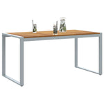 Garden Dining Table Grey 160 x 80 x 75 cm 4010603