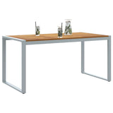 Garden Dining Table Grey 160 x 80 x 75 cm 4010603