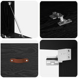 Wall-Mounted Cabinet Wall-mounted Black Oak 100 x 36.5 x 35 cm 879563