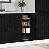 Kitchen Base Cabinet with Drawer Black oak 40 x 44.5 x 81.5 cm 876651