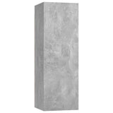 10 Piece TV Cabinet Set Concrete Grey Engineered Wood 3079157