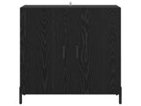 Sideboard Black Oak 69.5 x 34 x 90 cm Engineered Wood 881476