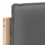 Upholstered Headboard Natural and Light Grey 80 cm 880038