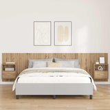 Headboard With Cabinet 3 pcs Artisan Oak Engineered Wood 3415841