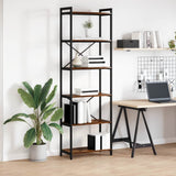 Bookshelf Smoked Oak 60 x 30 x 189.5 cm Engineered Wood 868379