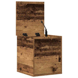 Storage Box Old Wood 40 x 42 x 46 cm Engineered Wood 868666