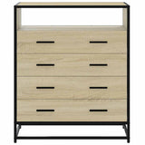 Drawer Cabinet Sonoma Oak 70x41x83.5 cm Engineered Wood 849090