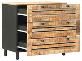 Storage Cabinets Pattern Pattern 60 x 33 x 75 cm Natural 4018847